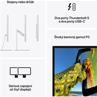27" Apple Studio Display (2026) Sklo s nanotexturou/Stojan s nastavitelným náklonem a výškou