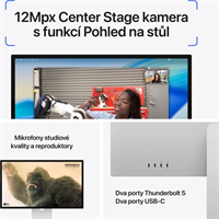 27" Apple Studio Display XDR (2026) Standardní sklo/Stojan s nastavitelným náklonem a výškou