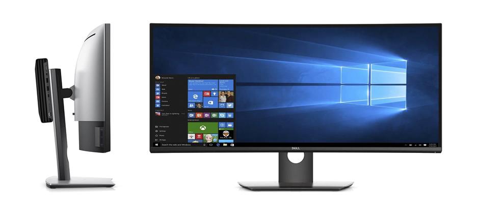 34" AIO Dell UltraSharp U3417W / HP ProDesk 600 G6 DM