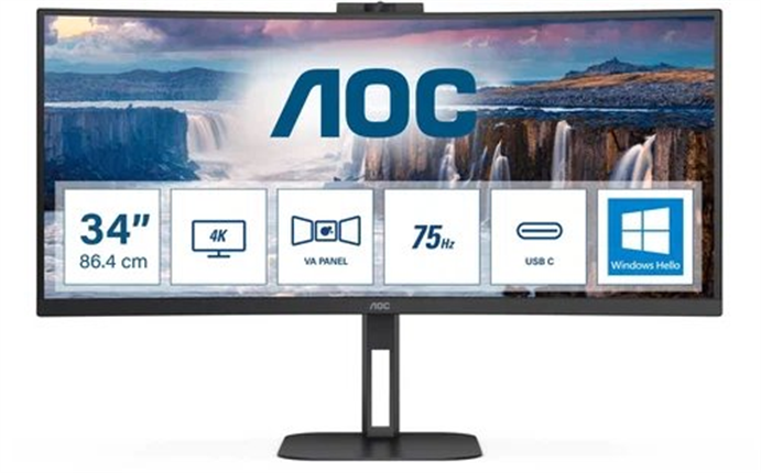 34" LED AOC CU34V5CW/BK