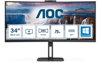 34" LED AOC CU34V5CW/BK