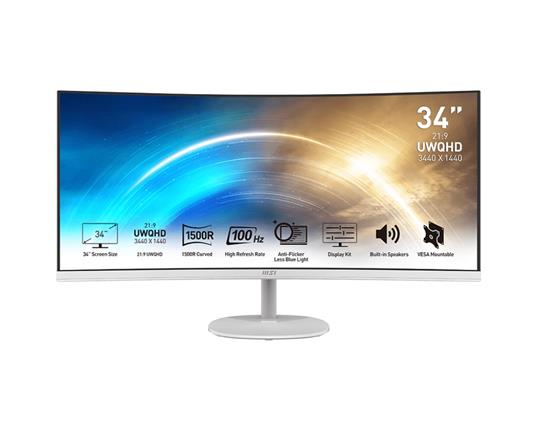 34" MSI PRO MP341CQW