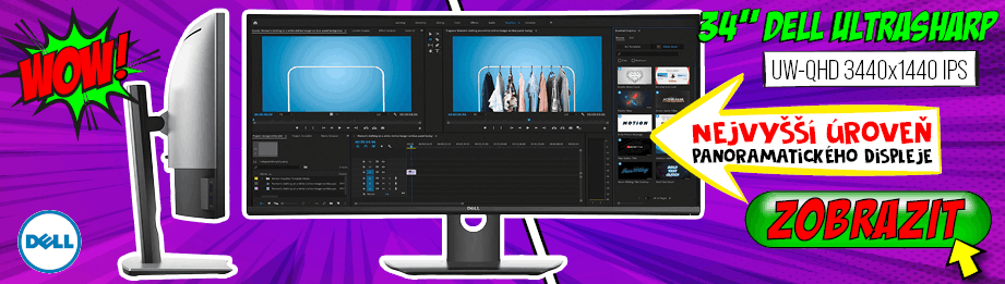 34" PROHNUTÝ monitor