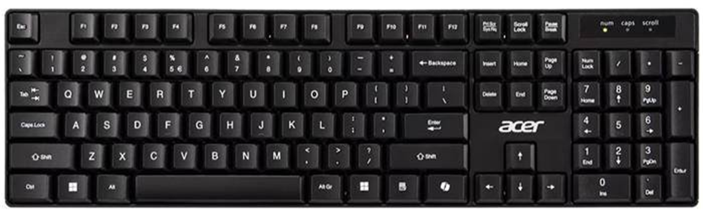 Acer Keyboard AKR110 Wireless Black Switch CZ/SK