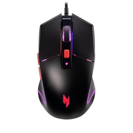Acer Nitro NMW100/Herní/Optická/Pro praváky/7 200 DPI/Drátové USB-A/Černá