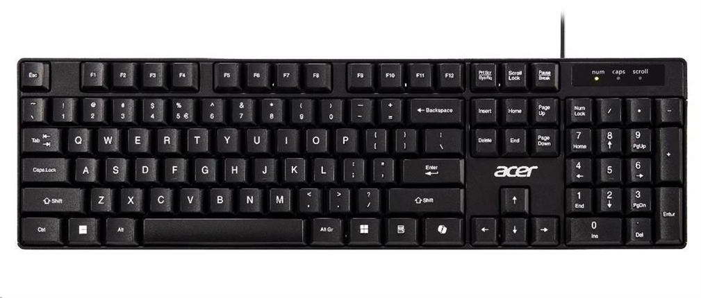 Acer wired keyboard, AKW100, CZ/SK
