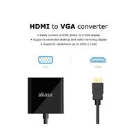 AKASA - HDMI na VGA převodník