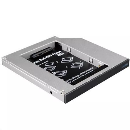 AKASA redukce pro 2,5" HDD místo SATA mech. v NTB