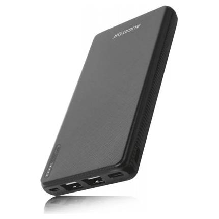 ALIGATOR PB1000, 10000mAh 3v1, micro/iPh/USB-C, černá