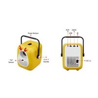 AOpen Projektor QF23s Smart LED,FHD,250 ANSI,1000:1,30000h,HDMI,USB,Repro,Wifi,Yellow