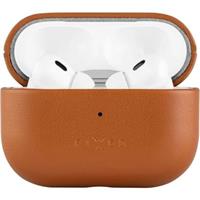 Apple FIXED PodsLeather kožené pouzdro pro Apple AirPods 3 hnědé