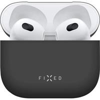 Apple FIXED Silky ultratenké silikonové pouzdro Apple Airpods 3 černé