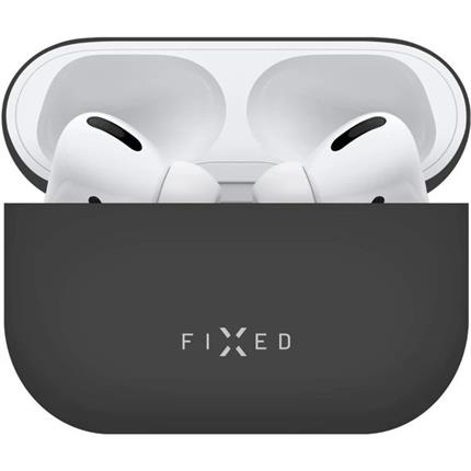Apple FIXED Silky ultratenké silikonové pouzdro Apple Airpods Pro černé