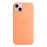 Apple iPhone 15 Plus Silicone Case with MagSafe - Orange Sorbet