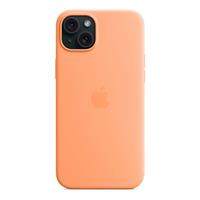 Apple iPhone 15 Plus Silicone Case with MagSafe - Orange Sorbet