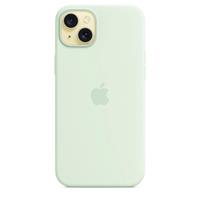 Apple iPhone 15 Plus Silicone Case with MagSafe - Soft Mint - ROZBALENO