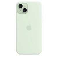 Apple iPhone 15 Plus Silicone Case with MagSafe - Soft Mint - ROZBALENO