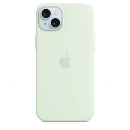 Apple iPhone 15 Plus Silicone Case with MagSafe - Soft Mint - ROZBALENO