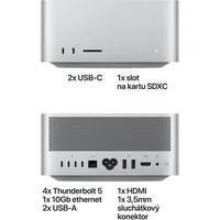 Apple Mac Studio / M5 Max / 36GB / 512GB / stříbrný