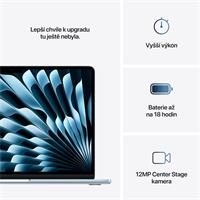 Apple MacBook Air 13,6" (2025) / M4 / 16GB / 256GB / CZ / Blankytně modrý