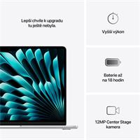 Apple MacBook Air 13,6" (2025) / M4 / 16GB / 512GB / SK / Stříbrný - ROZBALENO
