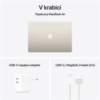 Apple MacBook Air 15,3" (2025) / M4 / 16GB / 512GB / SK / Hvězdně bílý