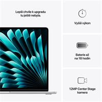 Apple MacBook Air 15,3" (2025) / M4 / 24GB / 512GB / SK / Stříbrný