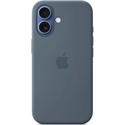 Apple silikonový kyt s Magsafe na iPhone 17 ocelově modrý