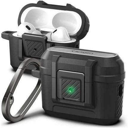 Apple Spigen Lock Fit odolné pouzdro Apple AirPods Pro 2 Gen. matně černé