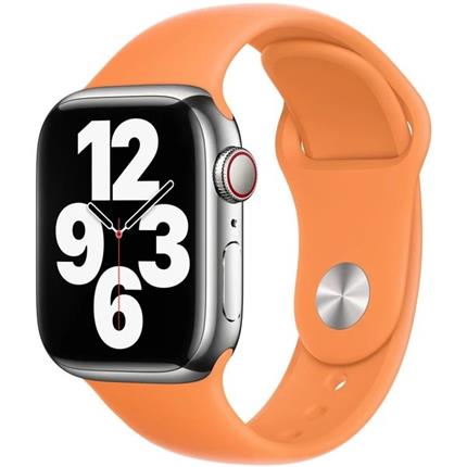Apple Watch sportovní řemínek 49/45/44/42mm měsíčkově žlutý