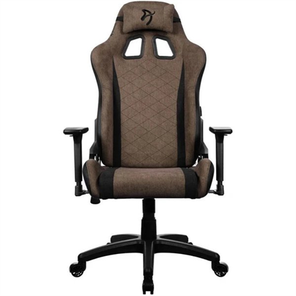 AROZZI AVANTI Soft Fabric herní židle hnědá