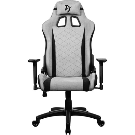AROZZI AVANTI Soft Fabric herní židle světle šedá