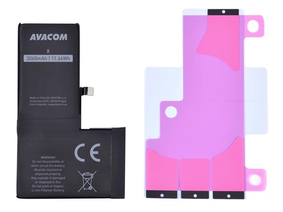 AVACOM baterie pro Apple iPhone X - vysokokapacitní, Li-Ion 3,81V 3060mAh