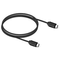 AVACOM datový a nabíjecí kabel USB Type-C - USB Type-C, 100cm, černá