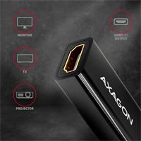 AXAGON RVDM-HI14N, Mini DisplayPort -> HDMI 1.4 redukce / adaptér, 4K/30Hz