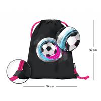 BAAGL Sáček na obuv Fotbal růžová