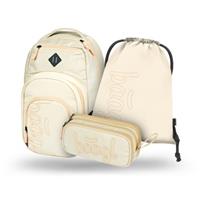 BAAGL SET 3 - Školní set Coolmate Beige: batoh