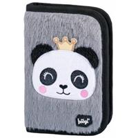 BAAGL Školní penál klasik dvě chlopně Panda