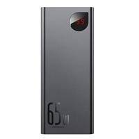Baseus Adaman Metal Power Banka s digitálním displejem QC + PD 20000mAh 65W, černá + USB-A/USB-C ka