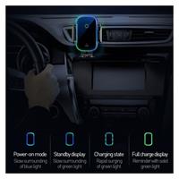Baseus Light Electric držák s 15W bezdrátovým nabíjením černý