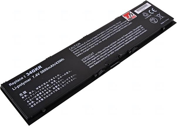 Baterie T6 power Dell Latitude E7440, 4cell, 5800mAh, Li-Pol - neoriginální