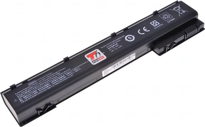 Baterie T6 power HP Zbook 15 G1, 15 G2, Zbook 17 G1, 17 G2, 5200mAh, 75Wh, 8cell - neoriginální