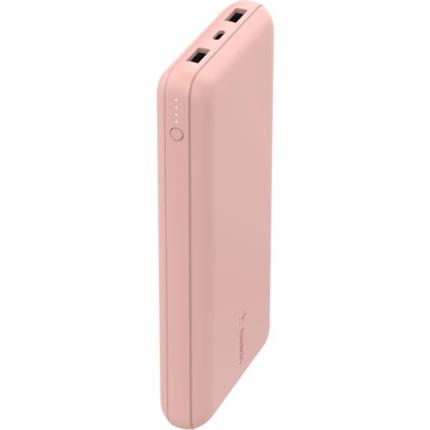 Belkin powerbanka 20 000 mAh 15W rose gold