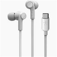 Belkin ROCKSTAR Sluchátka s USB-C konektorem bílá