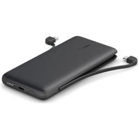 Belkin USB-C Powerbanka 10000mAh, s integrovanými kabely,černá