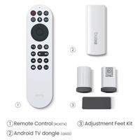 BenQ X3100i 4K UHD/ DLP projektor/ 3300ANSI/ 600000:1/ Wi-Fi/ BT/ 2xHDMI/ USB-C/ QS02 modul/ Android TV