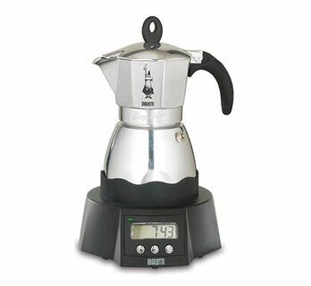 Bialetti MOKA Easy Timer konvička na 6 šálků stříbrná