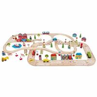 Bigjigs Rail Vláčkodráha a autodráha
