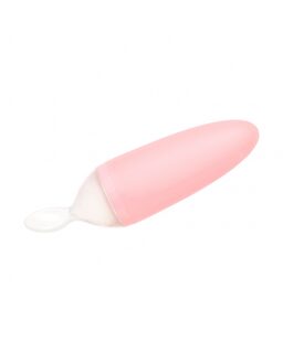 Boon - SQUIRT - Krmící lžička s dávkovačem - růžová
