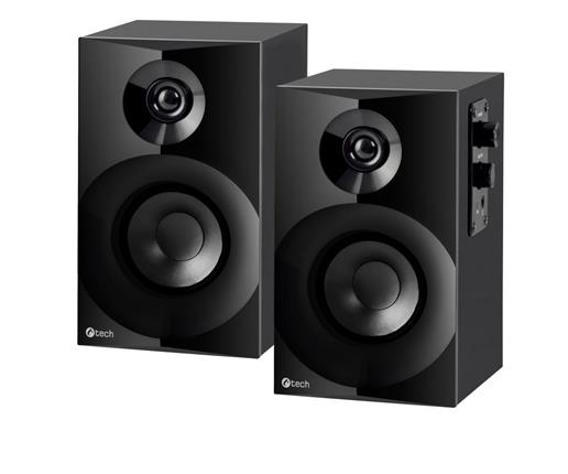 C-TECH SPK-14, 2.0, dřevěné, černé